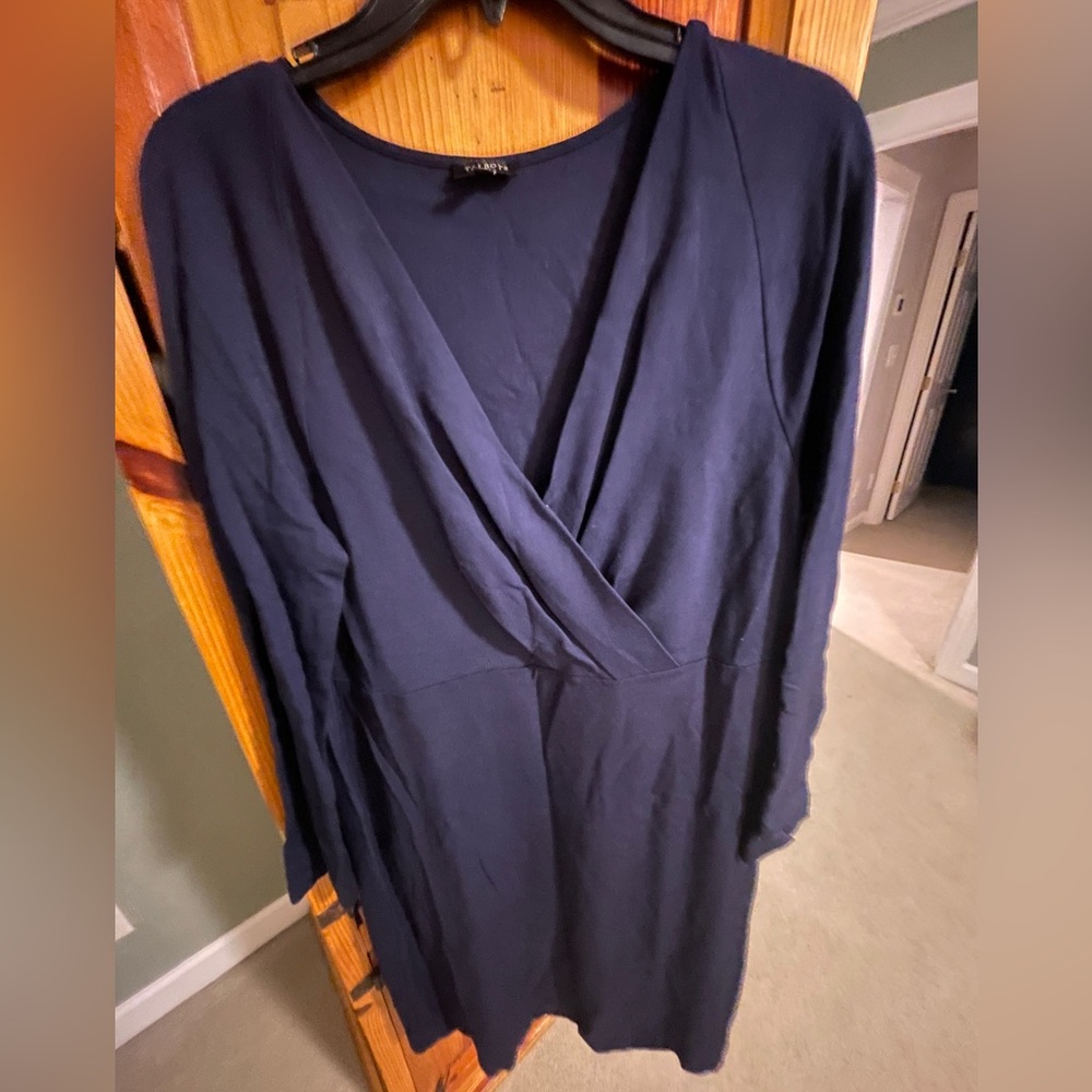 Women's Talbots Navy Blue Dress - Size 16